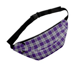 ScotsTee Shop Scottish MacRae Dress Purple 1 Clan Crest Tartan Fanny Pack Plaid Waist Bag