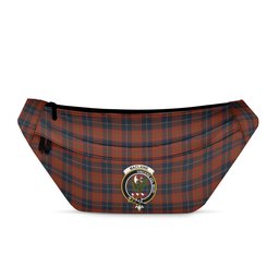 ScotsTee Shop Scottish Maclaine of Lochbuie Auld Sett Clan Crest Tartan Fanny Pack Plaid Waist Bag
