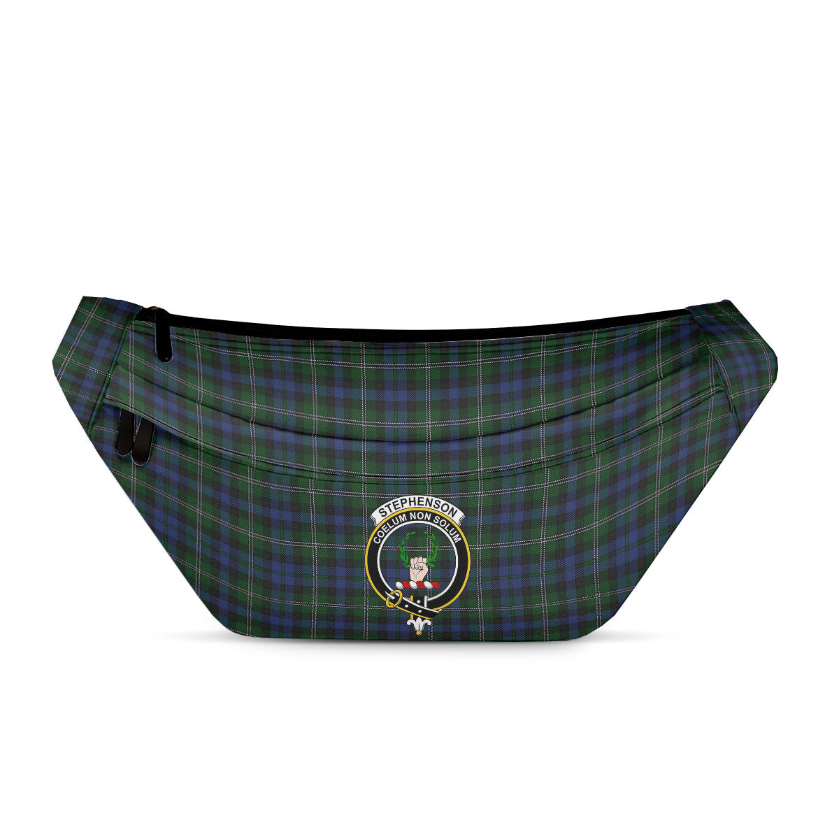 ScotsTee Shop Scottish Stephenson Hunting Clan Crest Tartan Fanny Pack Plaid Waist Bag