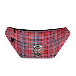 ScotsTee Shop Scottish Straiton Clan Crest Tartan Fanny Pack Plaid Waist Bag