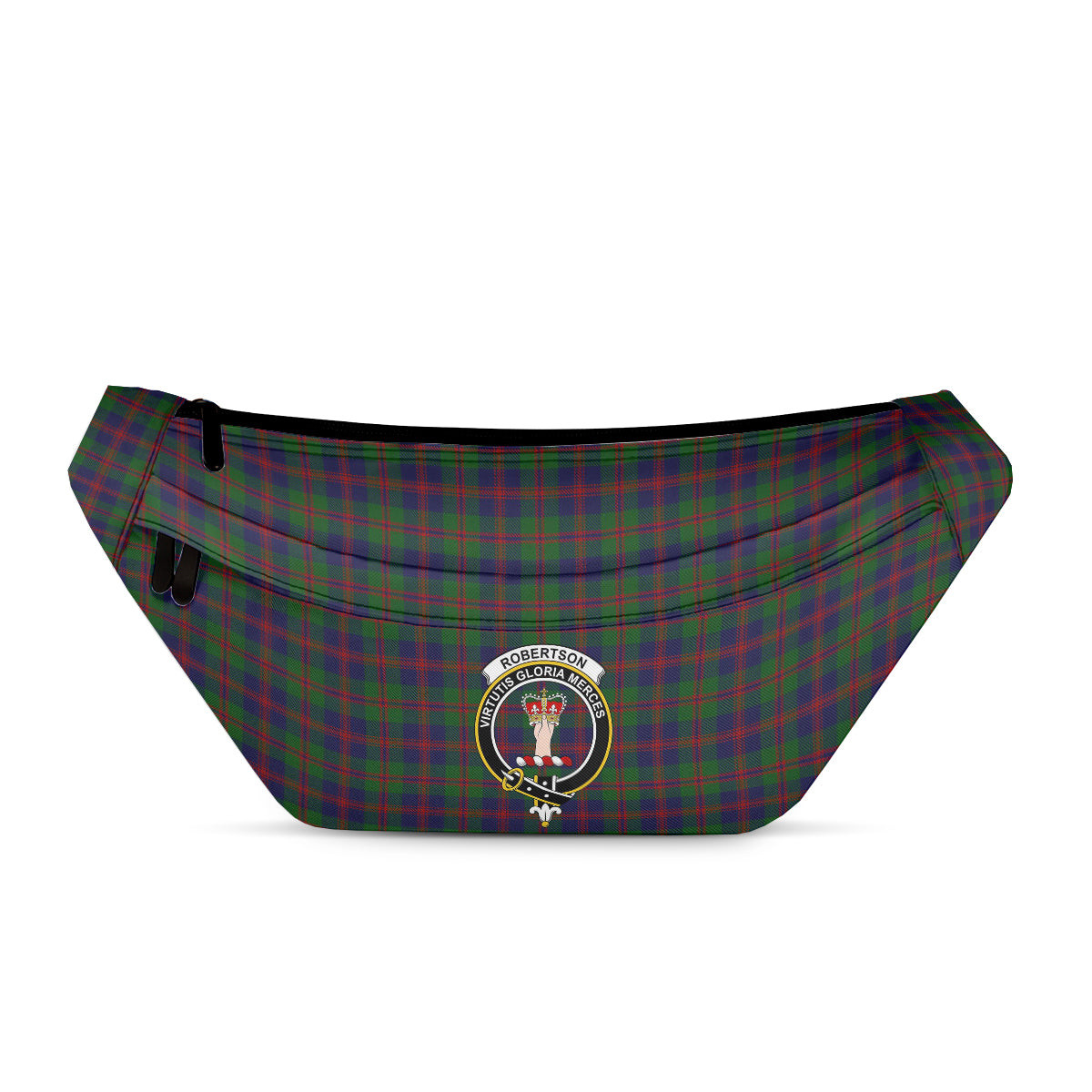 ScotsTee Shop Scottish Robertson Struan Clan Crest Tartan Fanny Pack Plaid Waist Bag