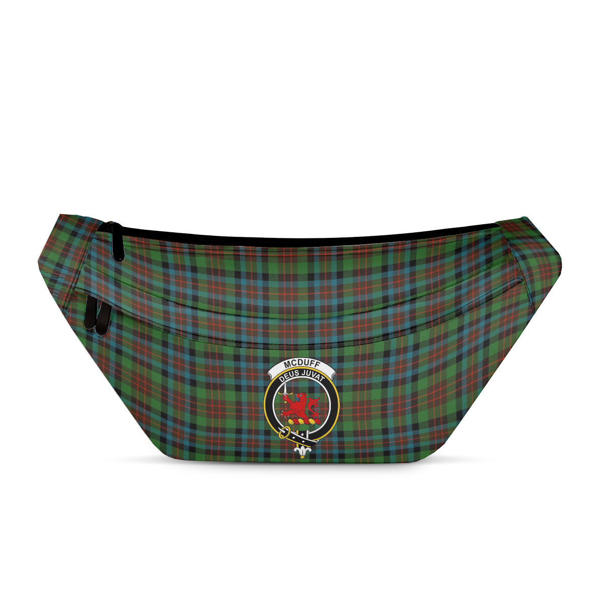 ScotsTee Shop Scottish McDuff Hunting Ancient Clan Crest Tartan Fanny Pack Plaid Waist Bag