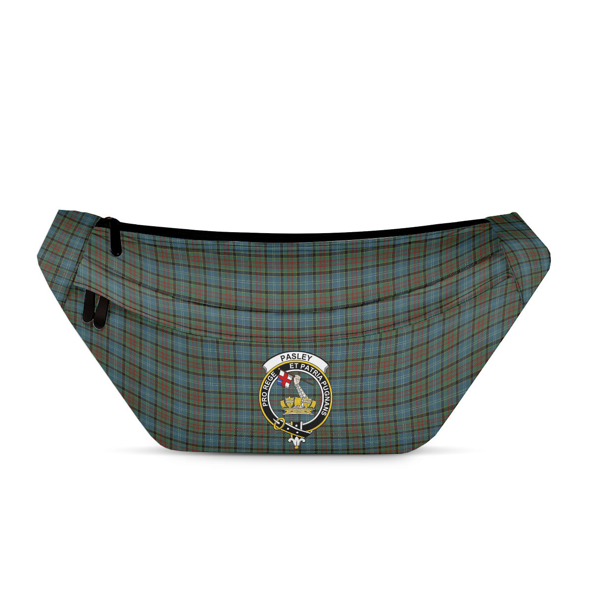 ScotsTee Shop Scottish Pasley Clan Crest Tartan Fanny Pack Plaid Waist Bag