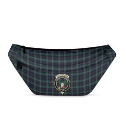 ScotsTee Shop Scottish Stephenson Hunting Modern Clan Crest Tartan Fanny Pack Plaid Waist Bag