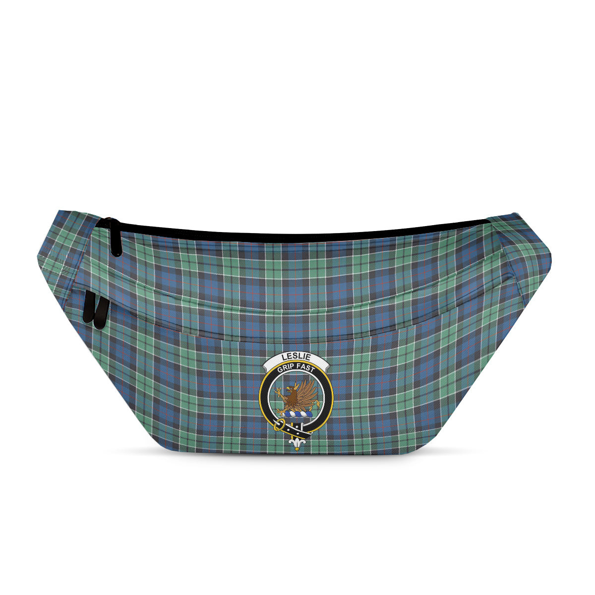 ScotsTee Shop Scottish Leslie Hunting Ancient SC Clan Crest Tartan Fanny Pack Plaid Waist Bag
