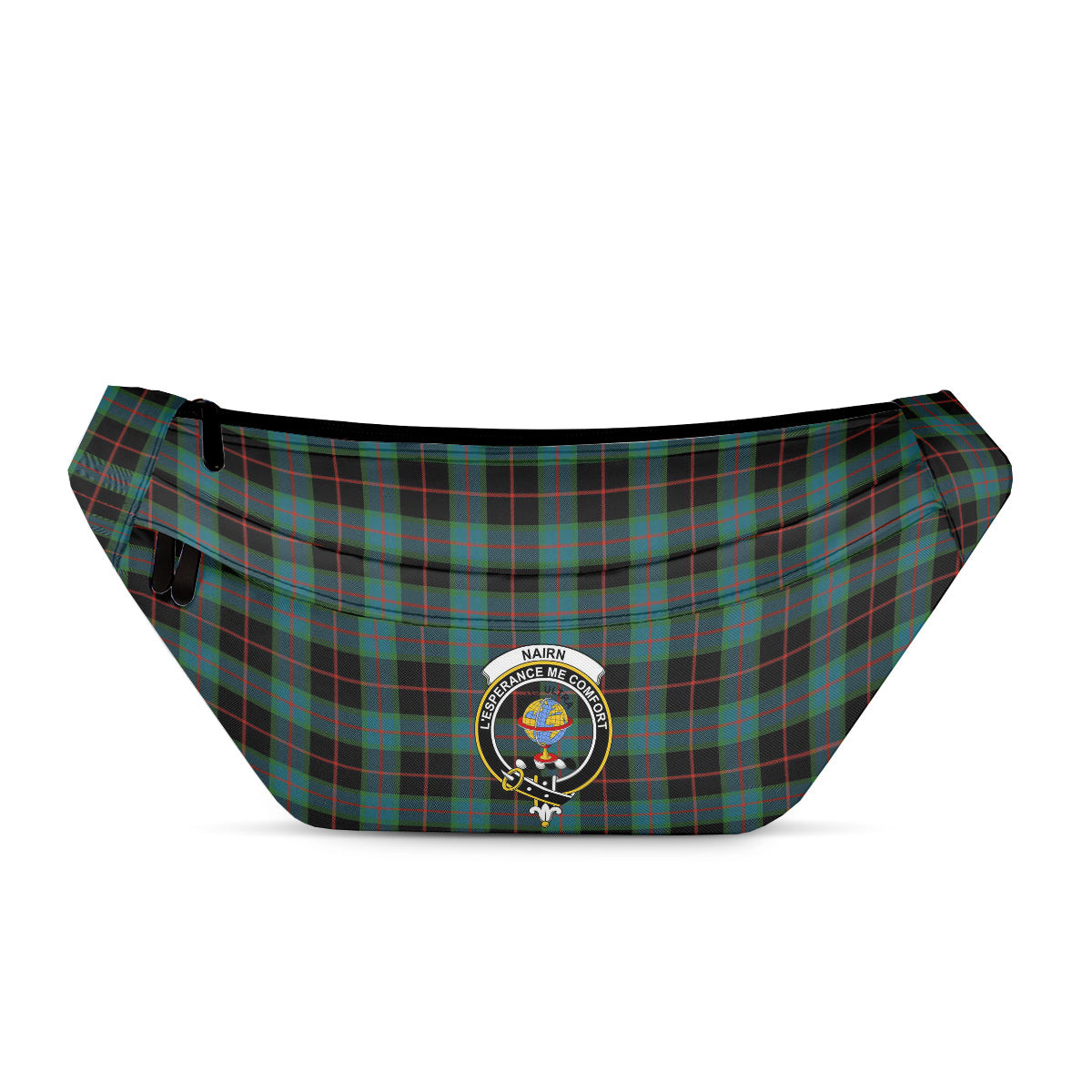 ScotsTee Shop Scottish Nairn Ancient Clan Crest Tartan Fanny Pack Plaid Waist Bag