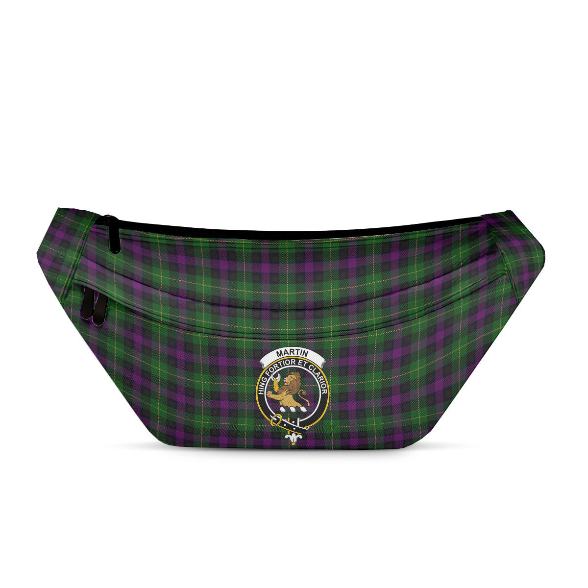 ScotsTee Shop Scottish Martin Hunting Clan Crest Tartan Fanny Pack Plaid Waist Bag