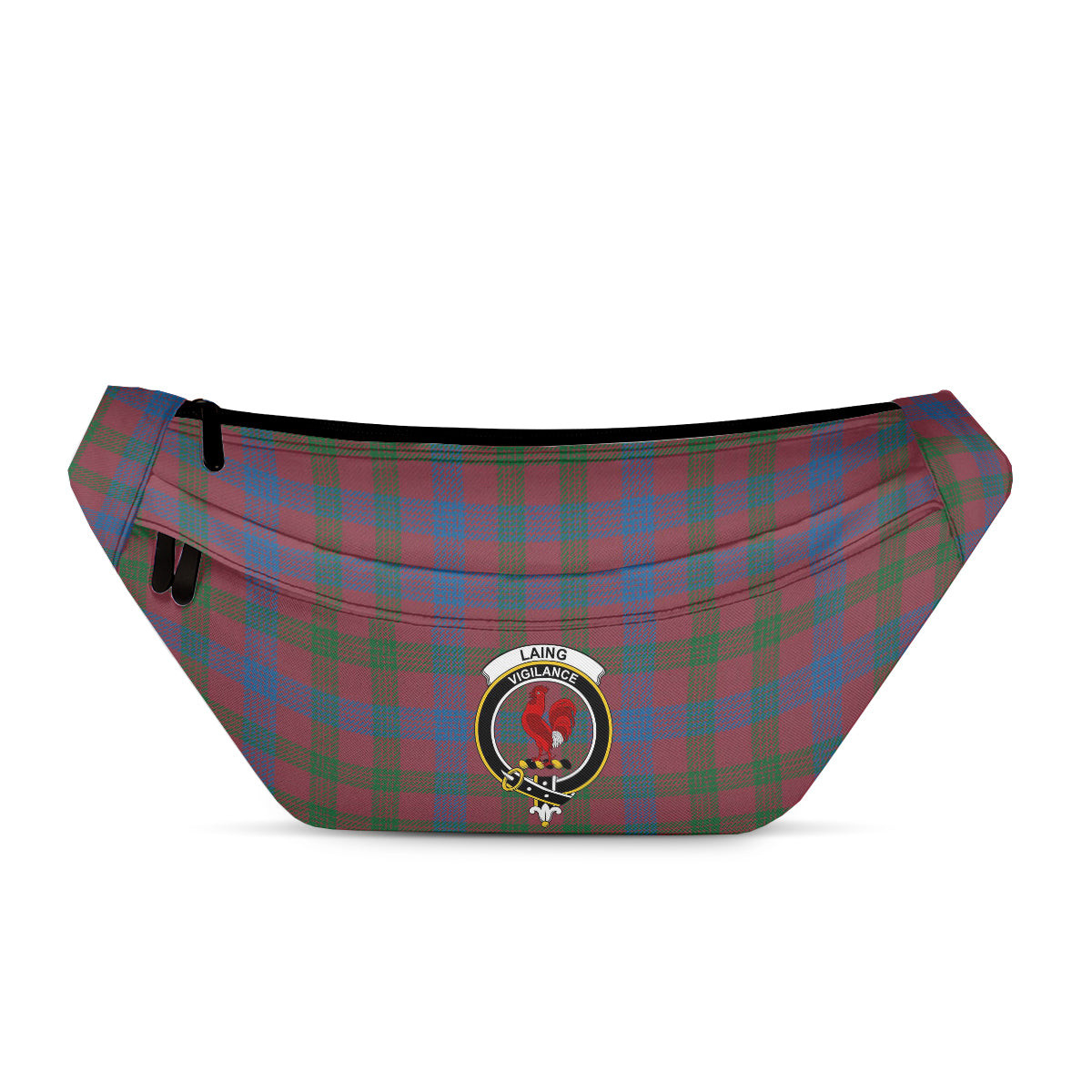 ScotsTee Shop Scottish Laing Artefact Ancient Clan Crest Tartan Fanny Pack Plaid Waist Bag
