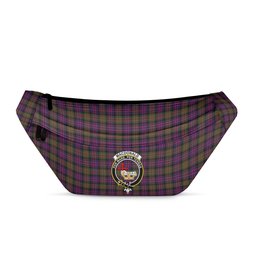 ScotsTee Shop Scottish MacDonald Modern Clan Crest Tartan Fanny Pack Plaid Waist Bag