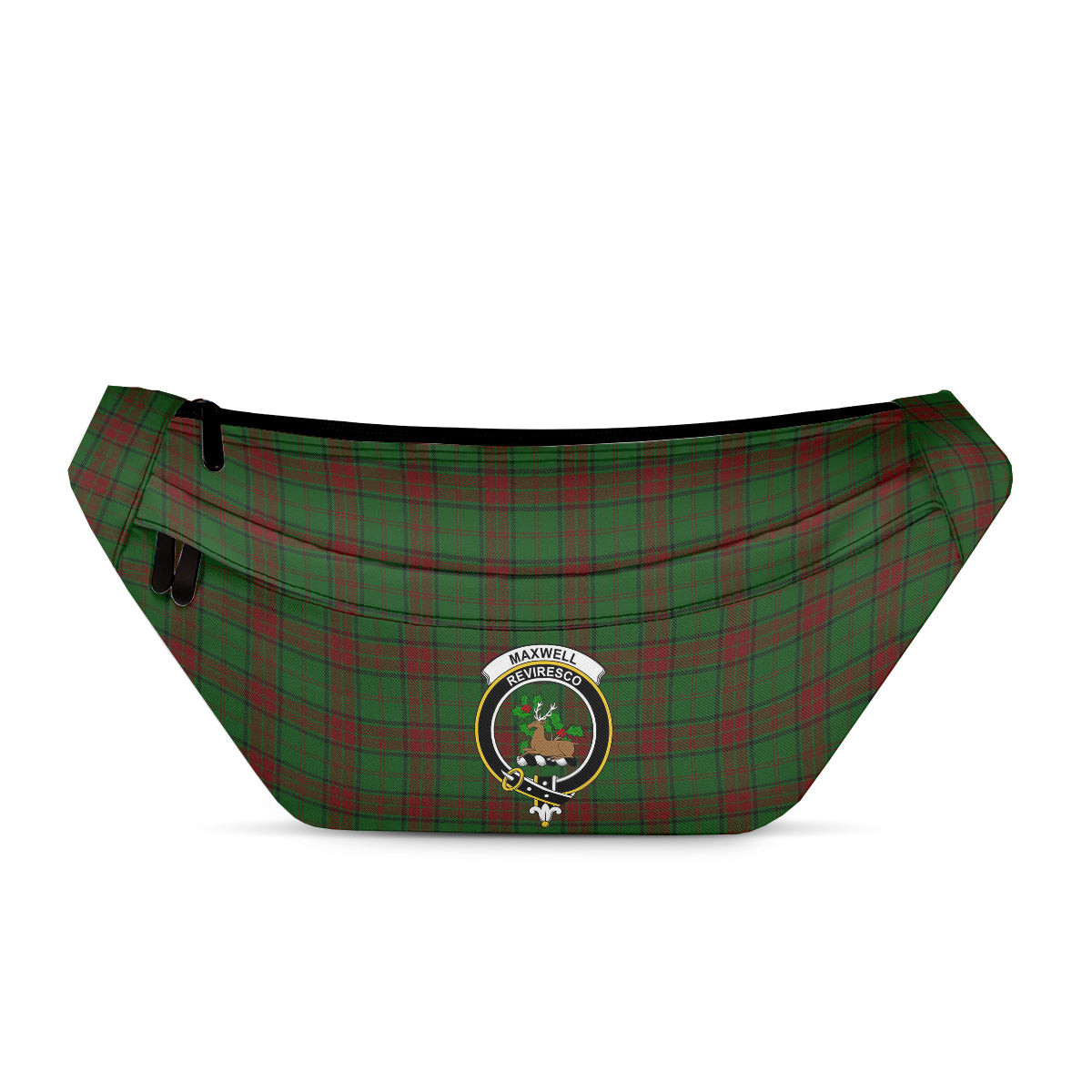 ScotsTee Shop Scottish Maxwell Hunting Clan Crest Tartan Fanny Pack Plaid Waist Bag