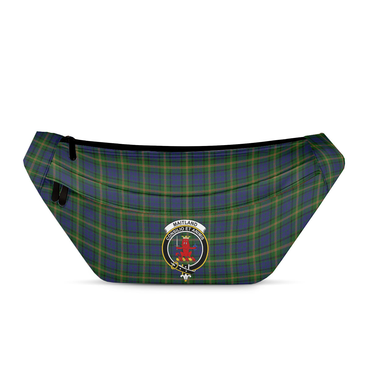 ScotsTee Shop Scottish Maitland Clan Crest Tartan Fanny Pack Plaid Waist Bag
