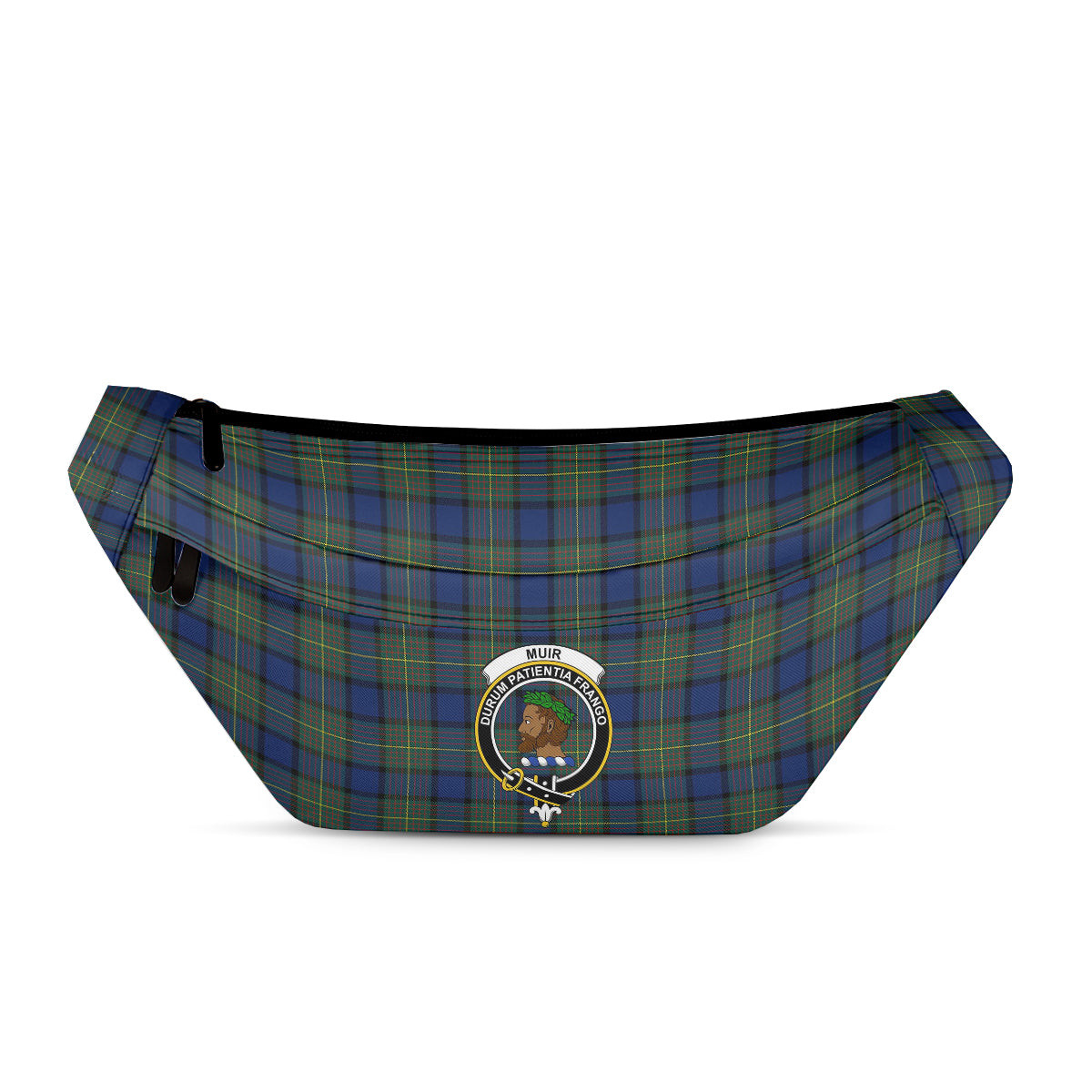 ScotsTee Shop Scottish Muir Modern Clan Crest Tartan Fanny Pack Plaid Waist Bag