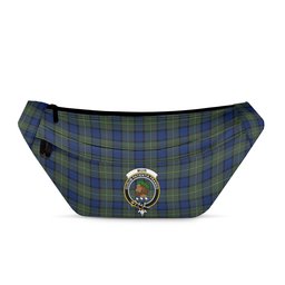 ScotsTee Shop Scottish Muir Modern Clan Crest Tartan Fanny Pack Plaid Waist Bag