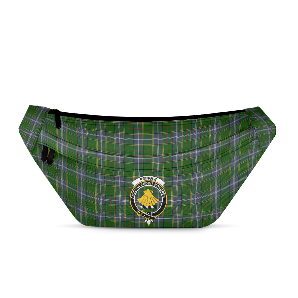 ScotsTee Shop Scottish Pringle Clan Crest Tartan Fanny Pack Plaid Waist Bag