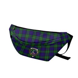 ScotsTee Shop Scottish MacKinlay Modern Clan Crest Tartan Fanny Pack Plaid Waist Bag