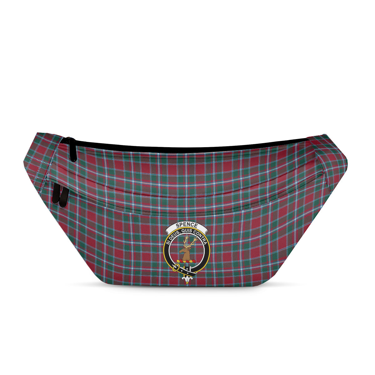 ScotsTee Shop Scottish Spence Modern Clan Crest Tartan Fanny Pack Plaid Waist Bag