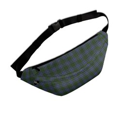 ScotsTee Shop Scottish McMillan Hunting Clan Crest Tartan Fanny Pack Plaid Waist Bag