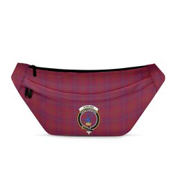 ScotsTee Shop Scottish Stirling of Keir Modern Clan Crest Tartan Fanny Pack Plaid Waist Bag