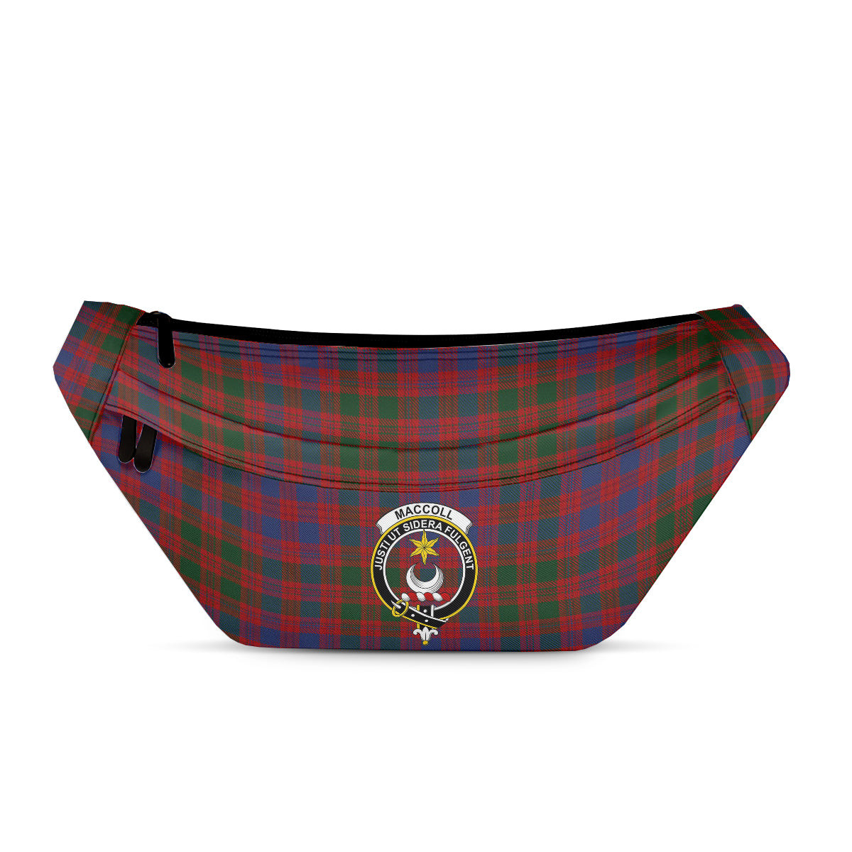 ScotsTee Shop Scottish MacColl Ancient Clan Crest Tartan Fanny Pack Plaid Waist Bag