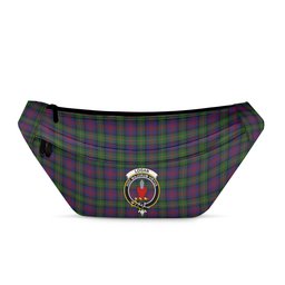 ScotsTee Shop Scottish Logan 1831 Clan Crest Tartan Fanny Pack Plaid Waist Bag