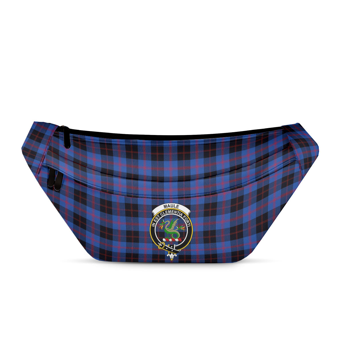 ScotsTee Shop Scottish Maule Modem Clan Crest Tartan Fanny Pack Plaid Waist Bag