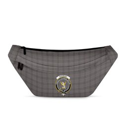 ScotsTee Shop Scottish Stewart Grey Clan Crest Tartan Fanny Pack Plaid Waist Bag