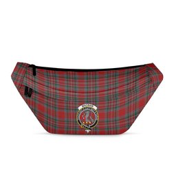 ScotsTee Shop Scottish MacBain Clan Crest Tartan Fanny Pack Plaid Waist Bag