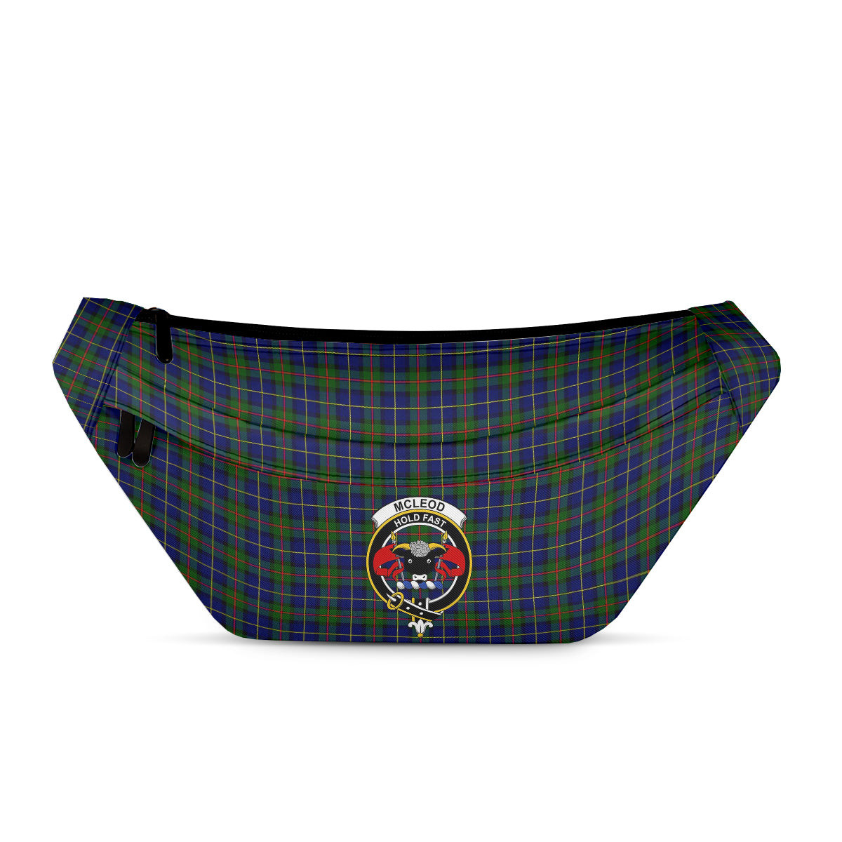 ScotsTee Shop Scottish McLeod of Harris Modern Clan Crest Tartan Fanny Pack Plaid Waist Bag