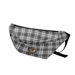 ScotsTee Shop Scottish Sandilands Grey Clan Crest Tartan Fanny Pack Plaid Waist Bag