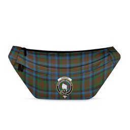 ScotsTee Shop Scottish Tennant 2 Clan Crest Tartan Fanny Pack Plaid Waist Bag