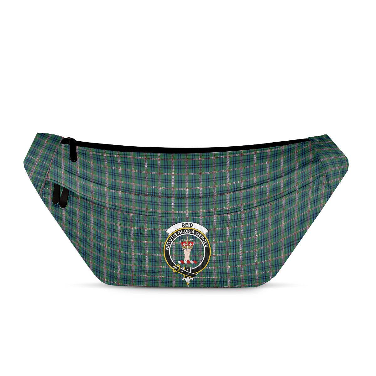 ScotsTee Shop Scottish Reid (Mill City) Ancient Clan Crest Tartan Fanny Pack Plaid Waist Bag