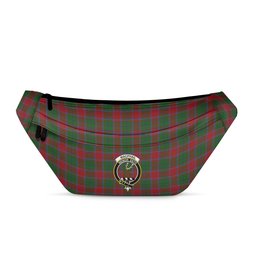 ScotsTee Shop Scottish MacPhail Blue Bands Clan Crest Tartan Fanny Pack Plaid Waist Bag