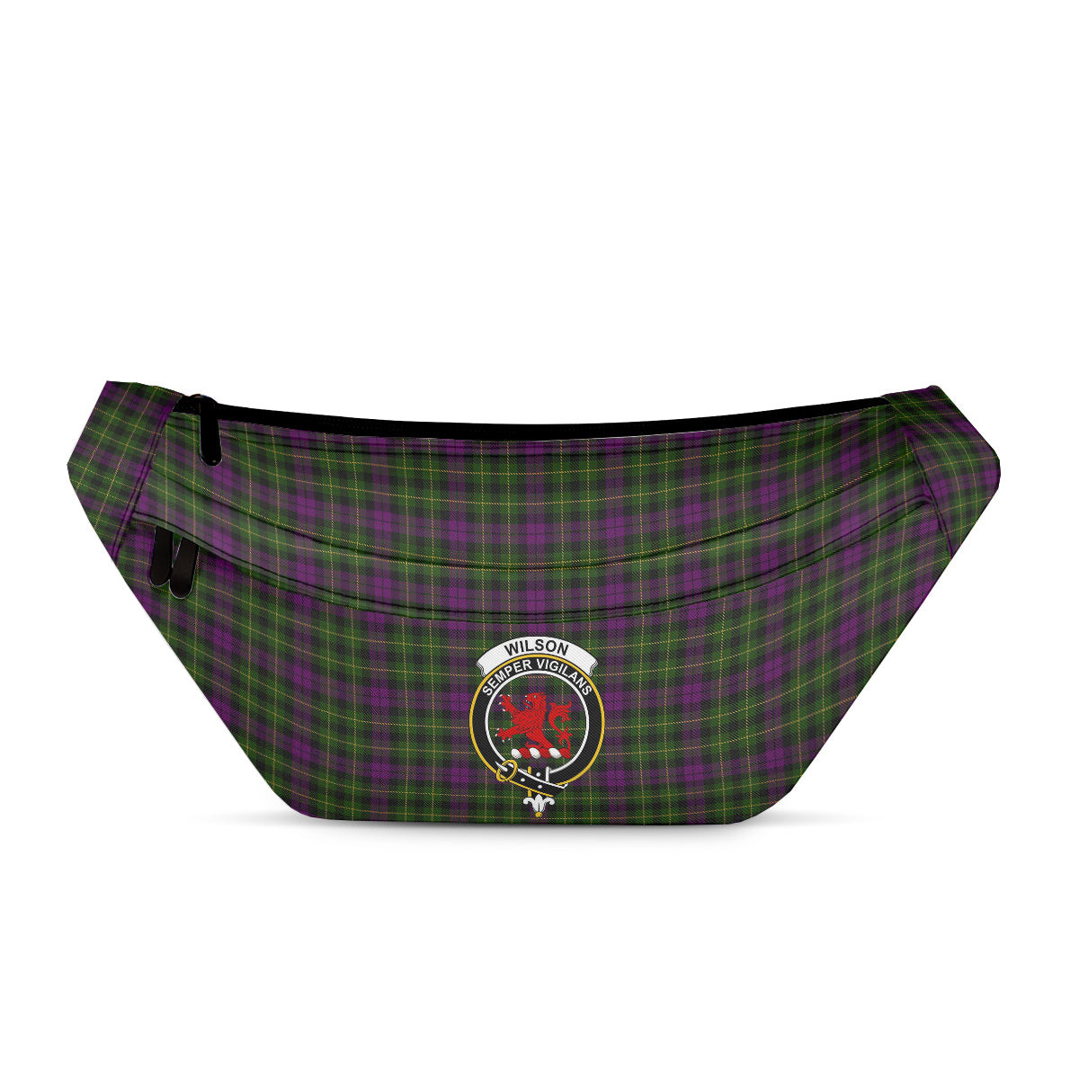 ScotsTee Shop Scottish Wilsons 064 Clan Crest Tartan Fanny Pack Plaid Waist Bag