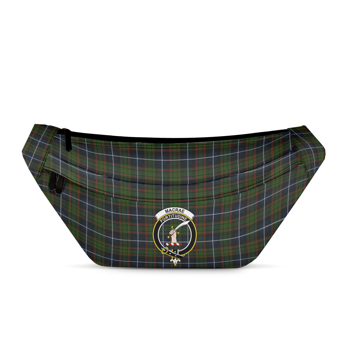 ScotsTee Shop Scottish MacRae Hunting Clan Crest Tartan Fanny Pack Plaid Waist Bag