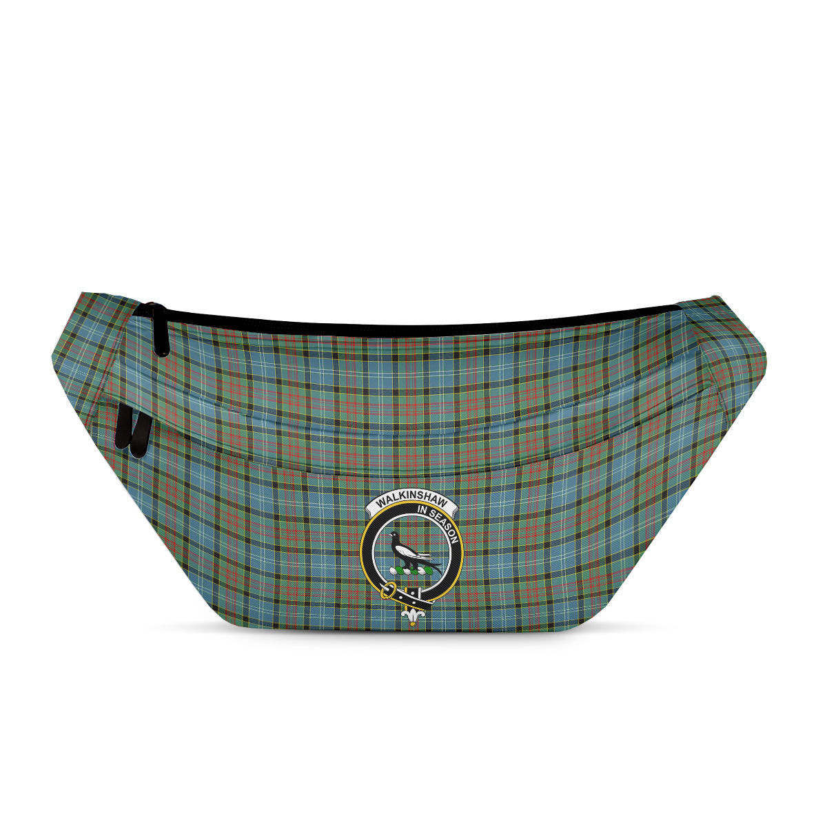 ScotsTee Shop Scottish Walkinshaw Clan Crest Tartan Fanny Pack Plaid Waist Bag