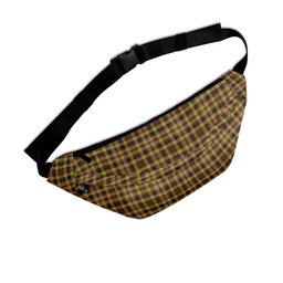 ScotsTee Shop Scottish Jardine Clan Crest Tartan Fanny Pack Plaid Waist Bag