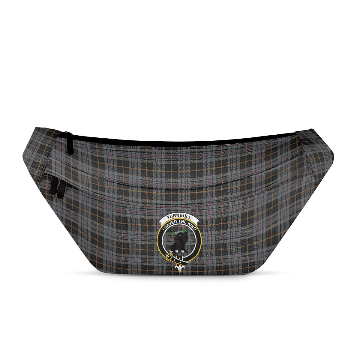 ScotsTee Shop Scottish Turnbull, Dress Bruce Clan Crest Tartan Fanny Pack Plaid Waist Bag
