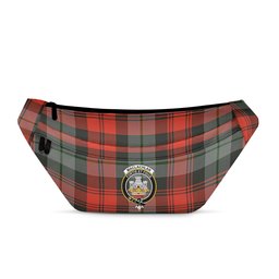 ScotsTee Shop Scottish MacLachlan Weathered Clan Crest Tartan Fanny Pack Plaid Waist Bag