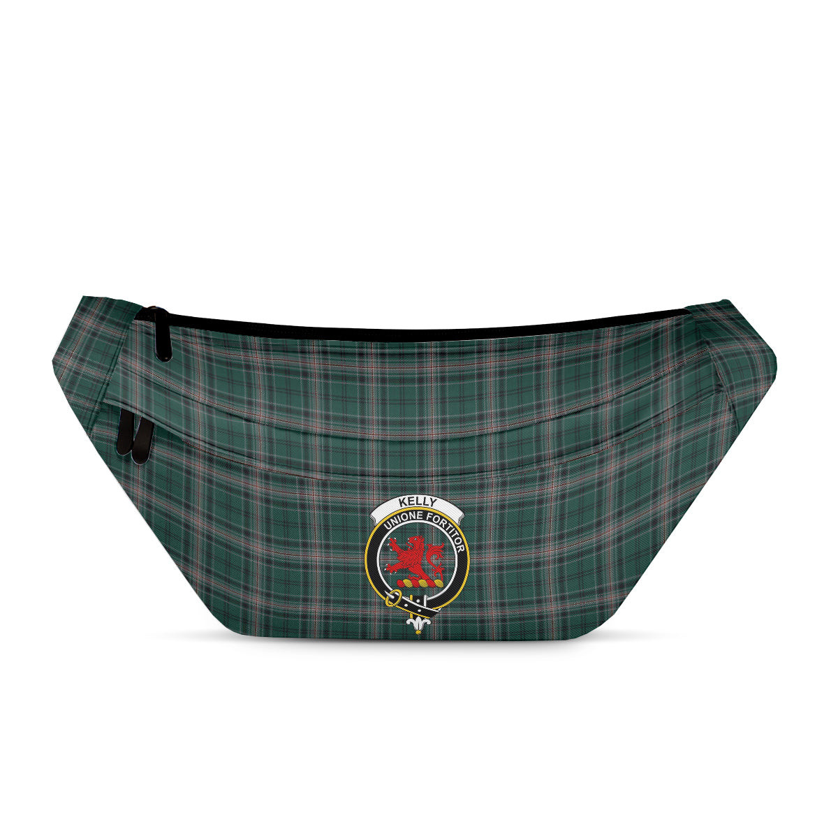 ScotsTee Shop Scottish Kelly of Sleat Hunting Clan Crest Tartan Fanny Pack Plaid Waist Bag
