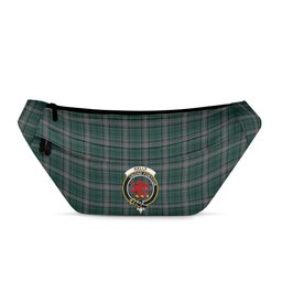 ScotsTee Shop Scottish Kelly of Sleat Hunting Clan Crest Tartan Fanny Pack Plaid Waist Bag