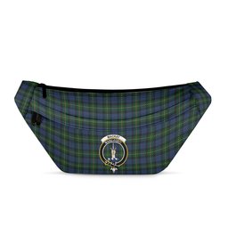 ScotsTee Shop Scottish MacKay Bonner Clan Crest Tartan Fanny Pack Plaid Waist Bag