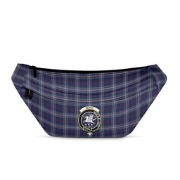 ScotsTee Shop Scottish Nevoy Clan Crest Tartan Fanny Pack Plaid Waist Bag