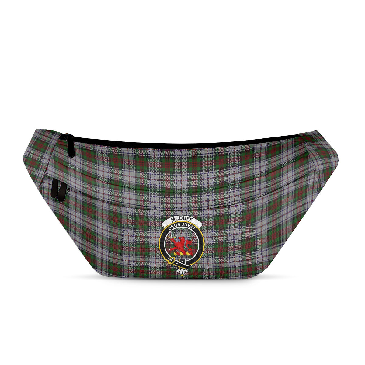 ScotsTee Shop Scottish McDuff Dress Clan Crest Tartan Fanny Pack Plaid Waist Bag