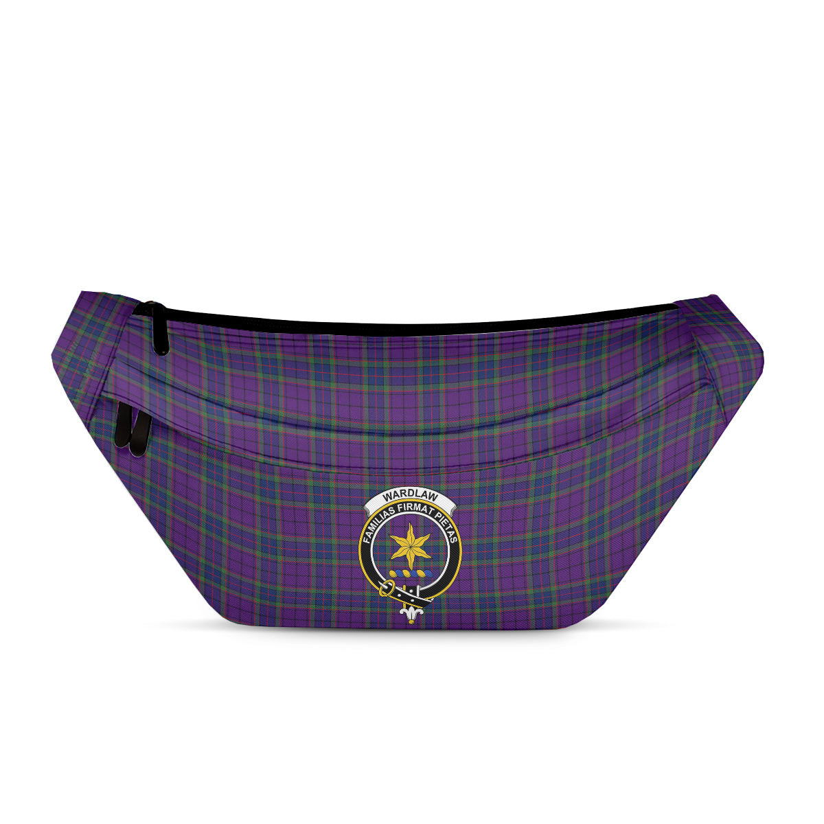 ScotsTee Shop Scottish Wardlaw Modern Clan Crest Tartan Fanny Pack Plaid Waist Bag