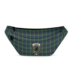 ScotsTee Shop Scottish Turnbull Hunting Modern Clan Crest Tartan Fanny Pack Plaid Waist Bag