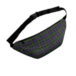 ScotsTee Shop Scottish McDonald Clan Crest Tartan Fanny Pack Plaid Waist Bag