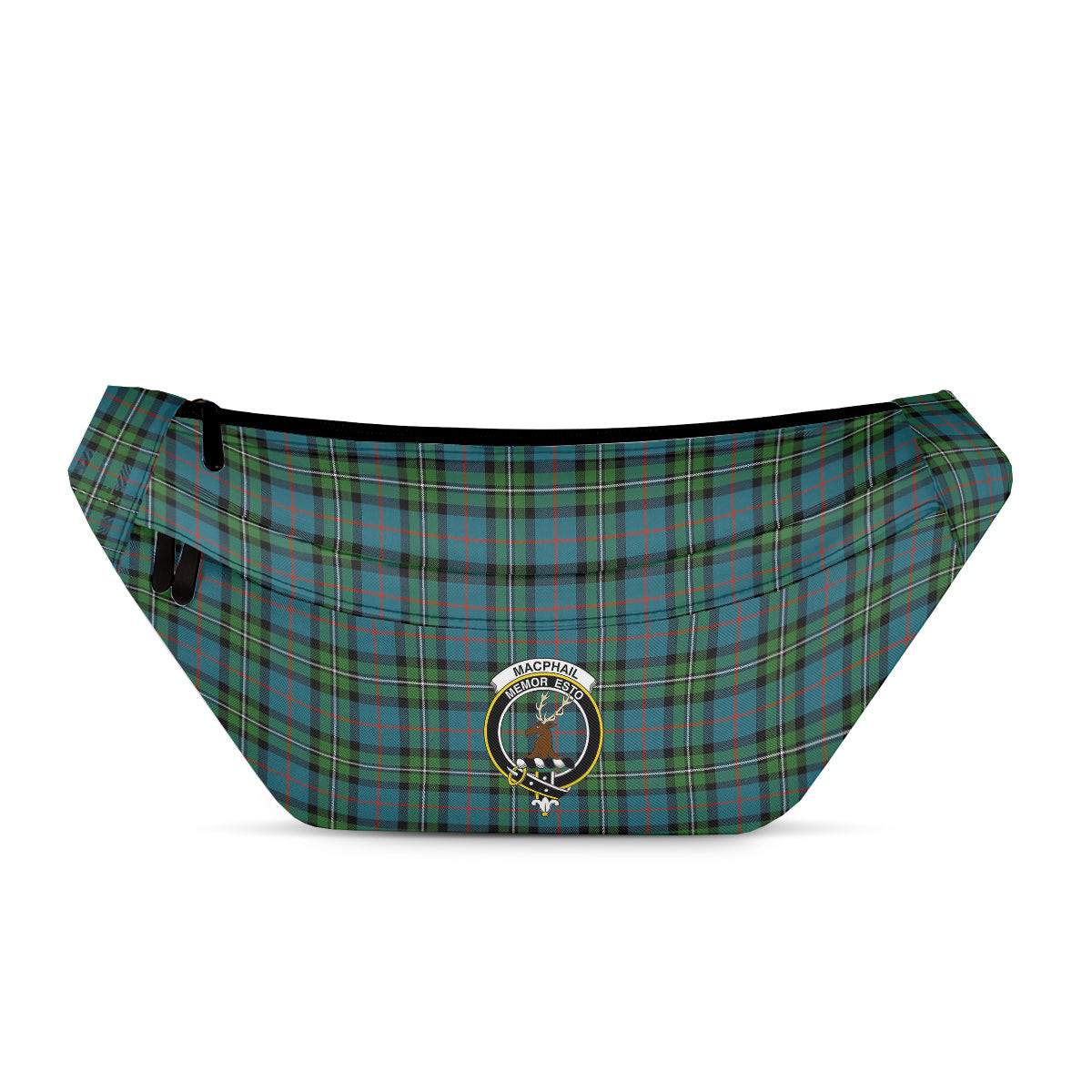 ScotsTee Shop Scottish MacPhail Hunting Ancient Clan Crest Tartan Fanny Pack Plaid Waist Bag