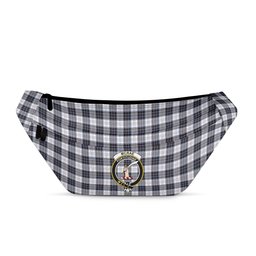 ScotsTee Shop Scottish McRae Dress Modern Clan Crest Tartan Fanny Pack Plaid Waist Bag