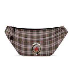 ScotsTee Shop Scottish MacDuff Dress 3 Clan Crest Tartan Fanny Pack Plaid Waist Bag