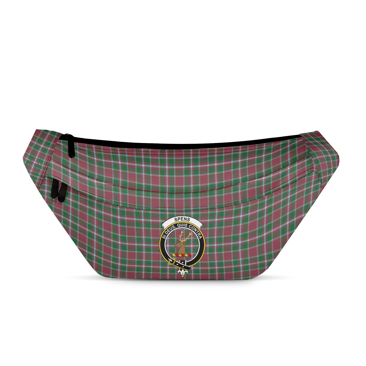 ScotsTee Shop Scottish Spens Ancient Clan Crest Tartan Fanny Pack Plaid Waist Bag